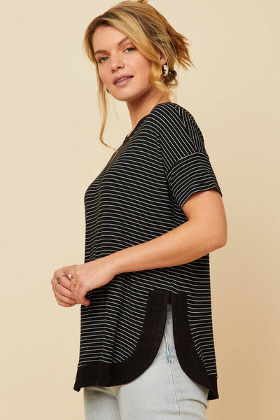 Ribbed Stripe Top