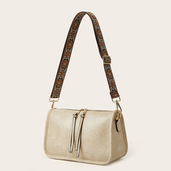 Bohemian Crossbody Bag Beige