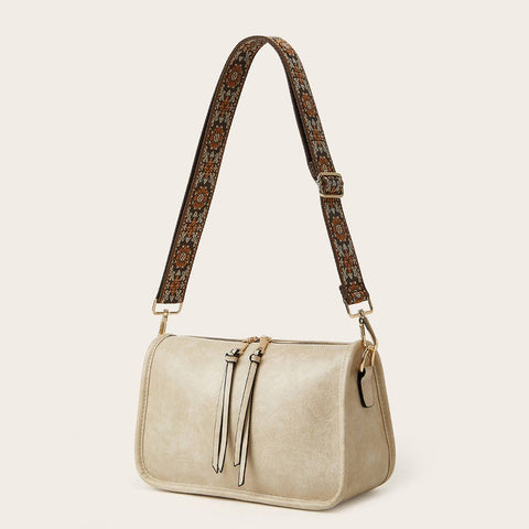 Bohemian Crossbody Bag Beige