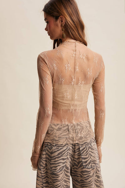 Midnight Lace Top