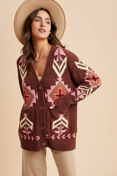 COZY CHENILLE CARDIGAN