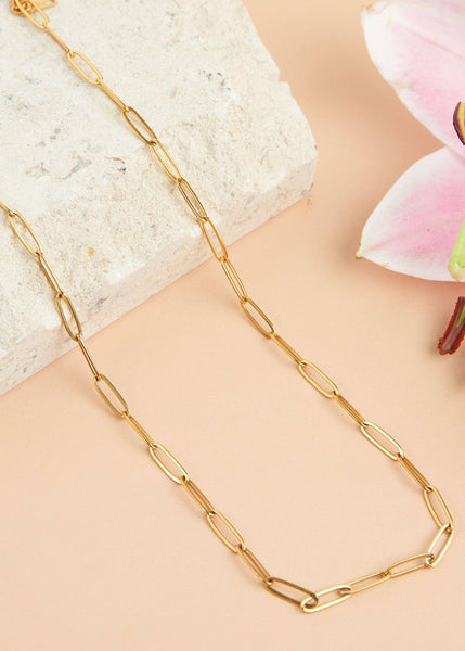 Narelle Waterproof 18" Paperclip Chain Necklace
