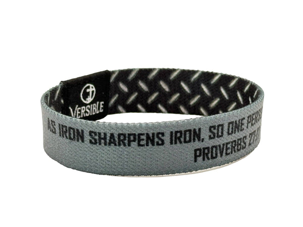 Versible® Wristbands - Iron Sharpens Iron / Proverbs 27:17