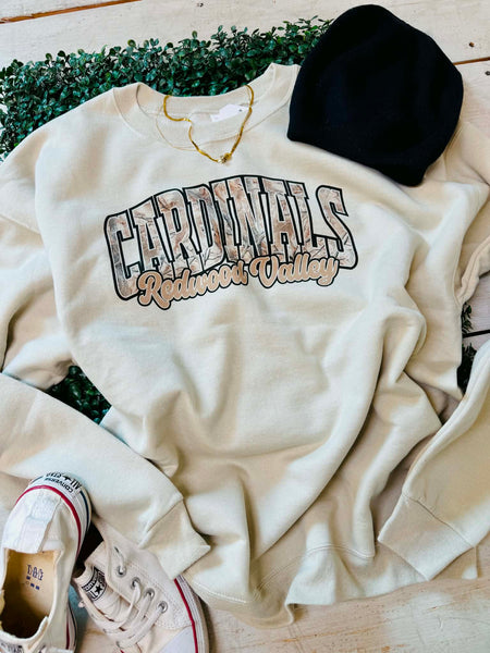 Camo Cardinals Crewneck