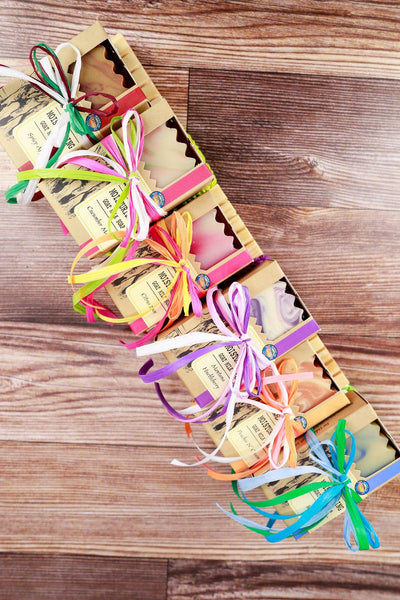 Gift Set | Wooden Soap Dish with Goat Milk Soap