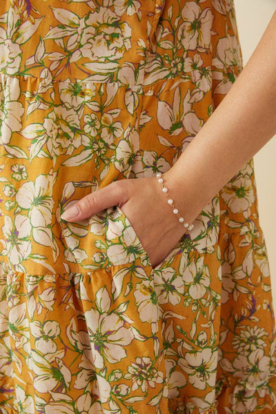 Floral Tiered Tank Dress