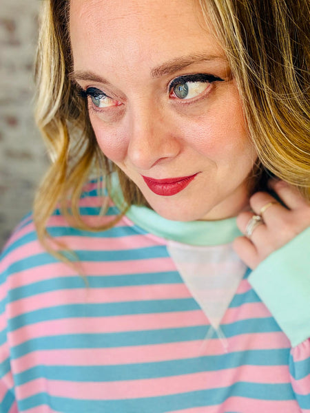 Happy Go Lucky Striped Top