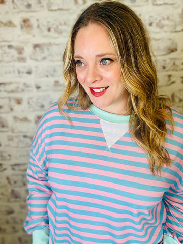 Happy Go Lucky Striped Top