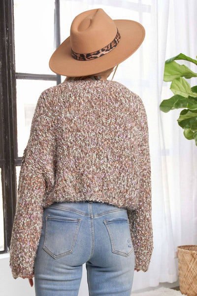 Popcorn Texture Sweater