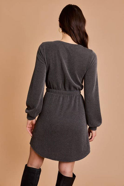 Scoop Neck Mini Dress