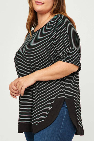 Ribbed Stripe Top