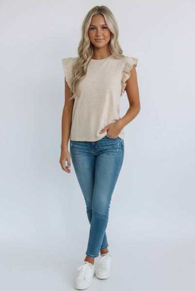 Flutter Sleeve Top